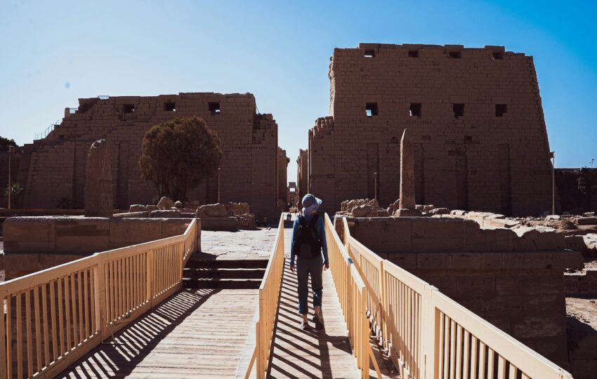The Facade of Karnak Tempple