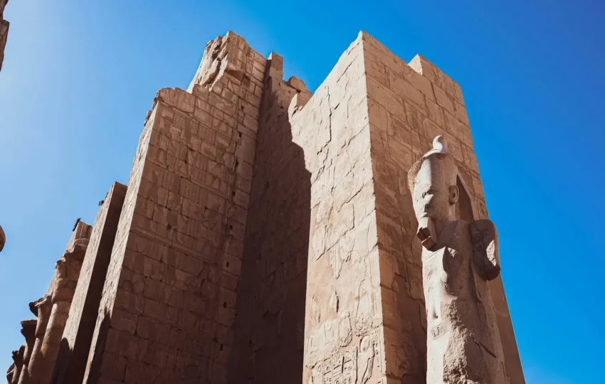 Ramses statue in Karnak Temple