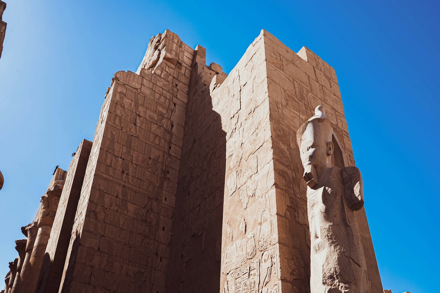 Ramses statue in Karnak Temple