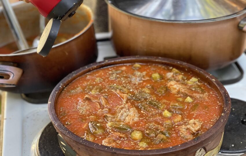 How to Make okra Tagen
