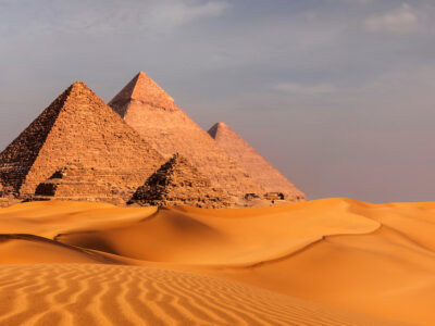 The pyramids of Giza