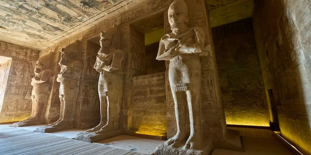 Inside Abu Simbel Temple