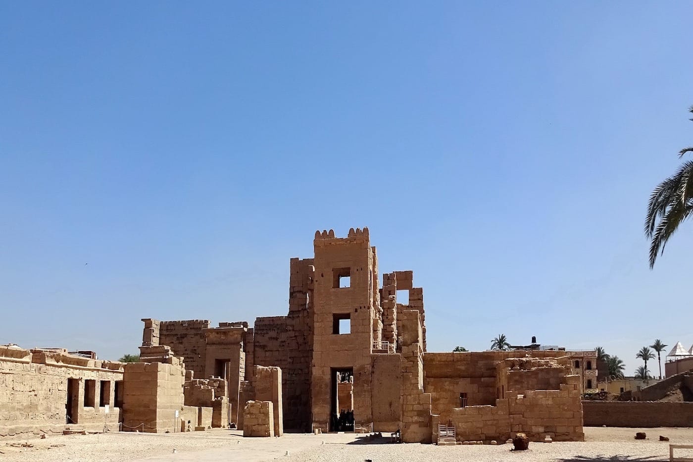 Facts About Habu Temple - the massive migdol gate entrance
habu temple day trip