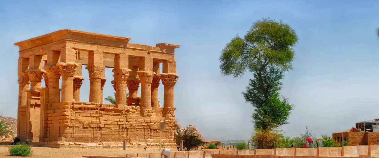 The beauty of Philae temple in Aswan