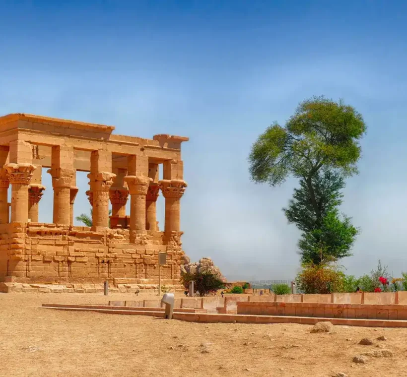 The beauty of Philae temple in Aswan