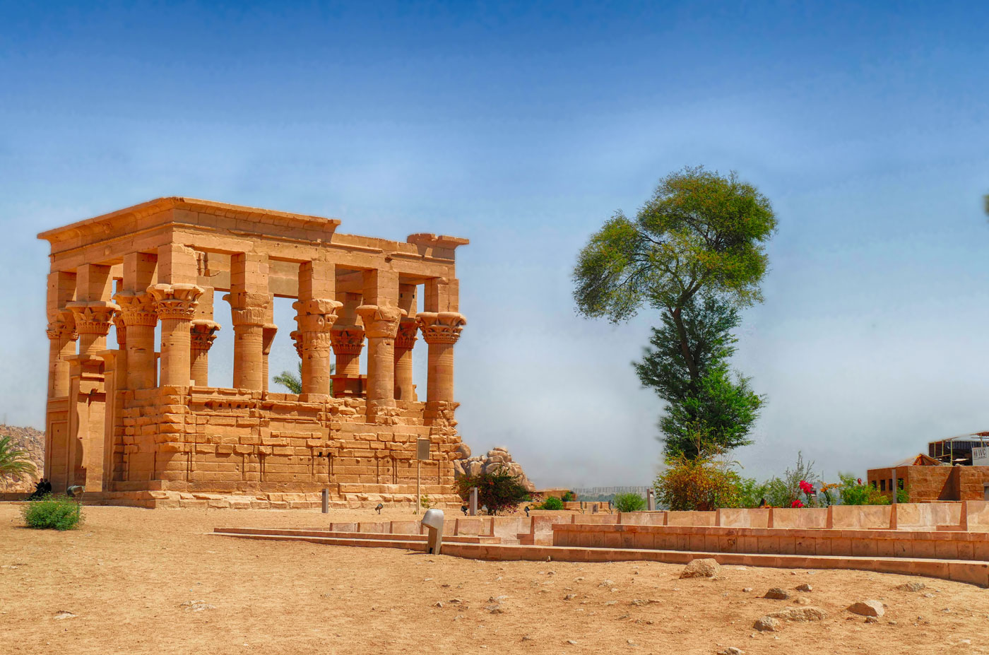 The beauty of Philae temple in Aswan