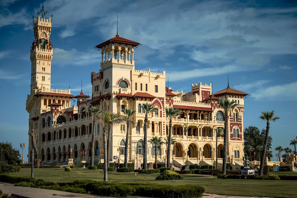 sham elnessim Egypt tour - Montazah Palace and gardens in Alexandria — a top destination for Sham El Nessim outdoor celebrations in Egypt
