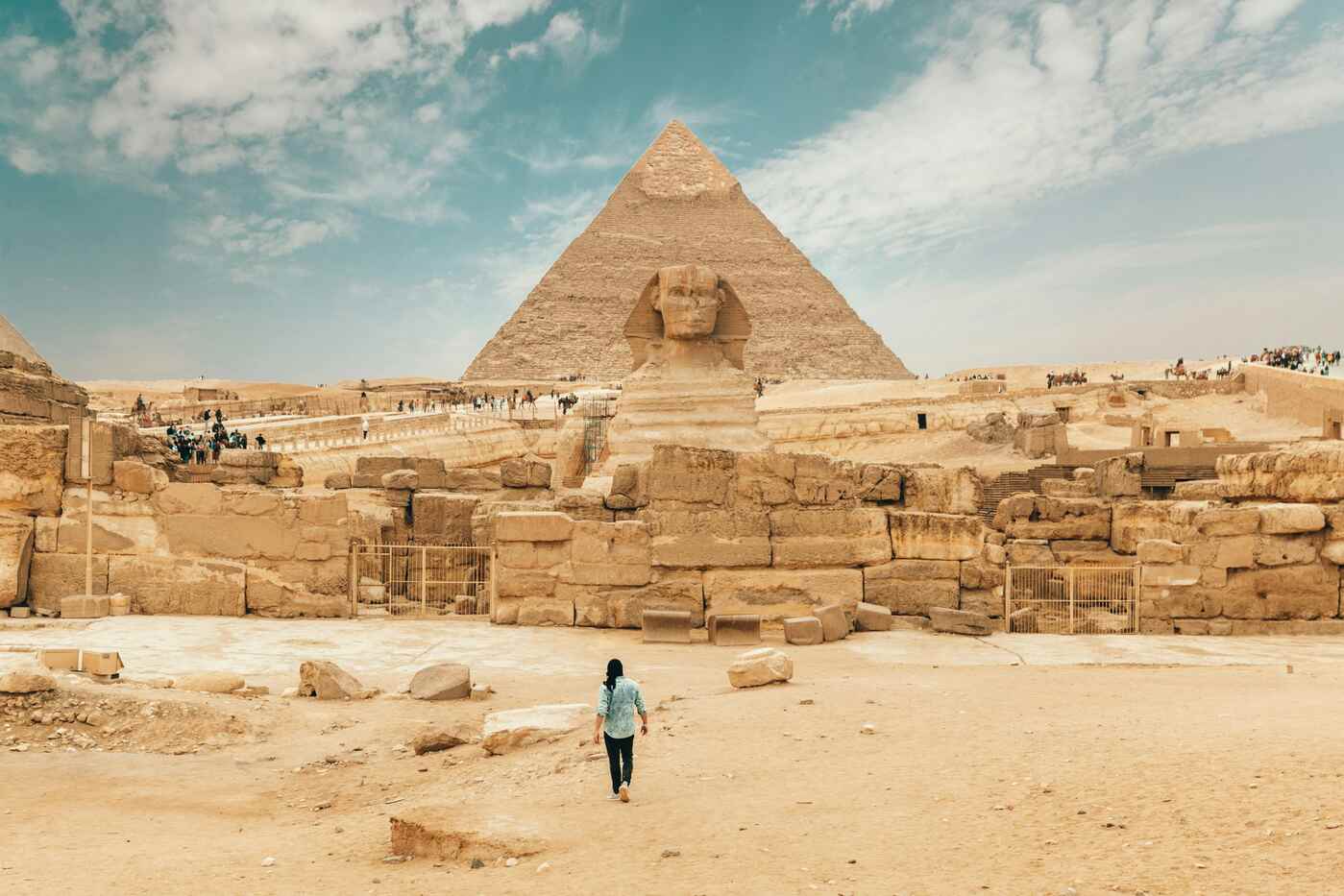 the Great Pyramids of Giza