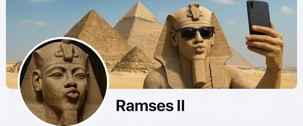 Ancient Egypt Facebook Page Concept