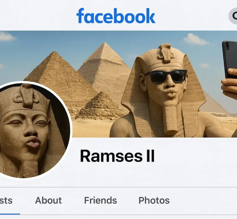 Ancient Egypt Facebook Page Concept