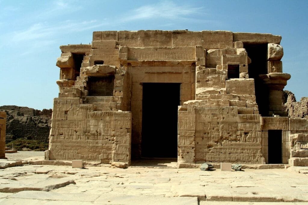 The mammisi, or birth house, beside the main temple at Dendera, a quiet stop after the ancient Egyptian zodiac ceilings