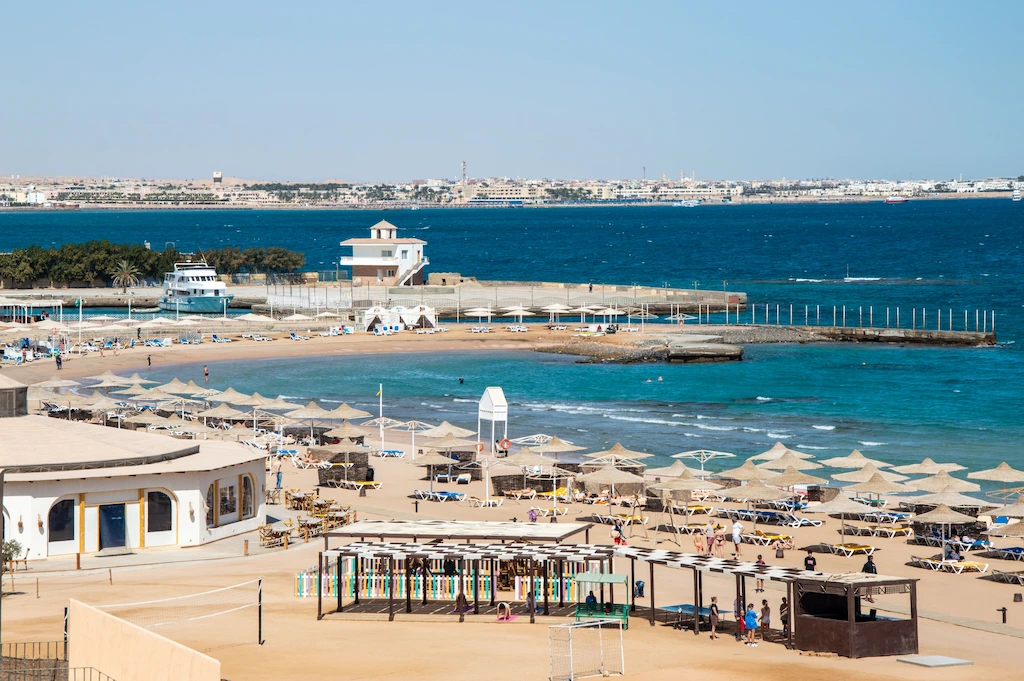 Hurghada Red Sea beach, a popular extension after Egypt tours with Nile cruise