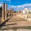 Who Was the Last Pharaoh of Egypt? Ancient Greco-Roman ruined columns in Alexandria, the city Cleopatra ruled Egypt from as its last pharaoh