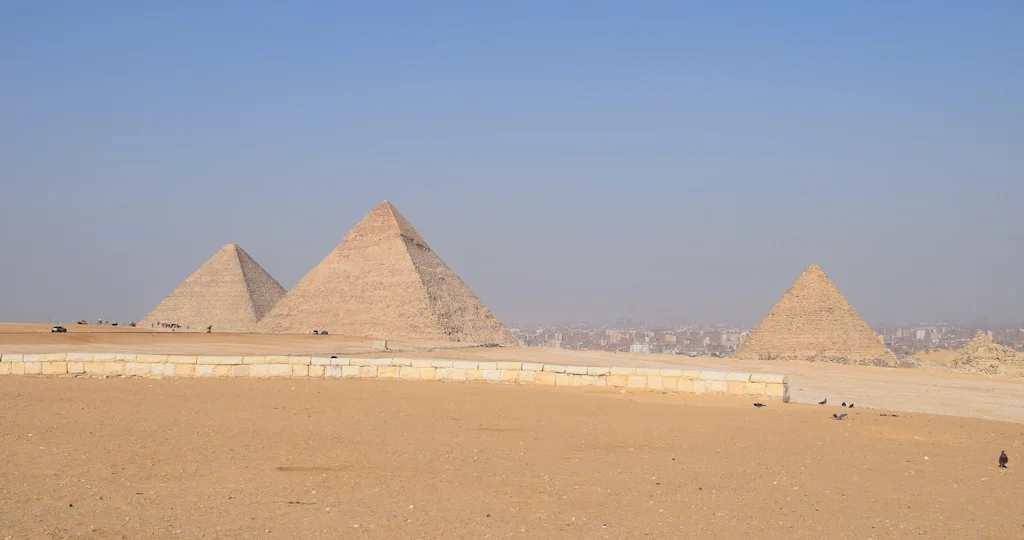Ancient Egypt pharaohs legacy at the Great Pyramid of Giza built by Khufu