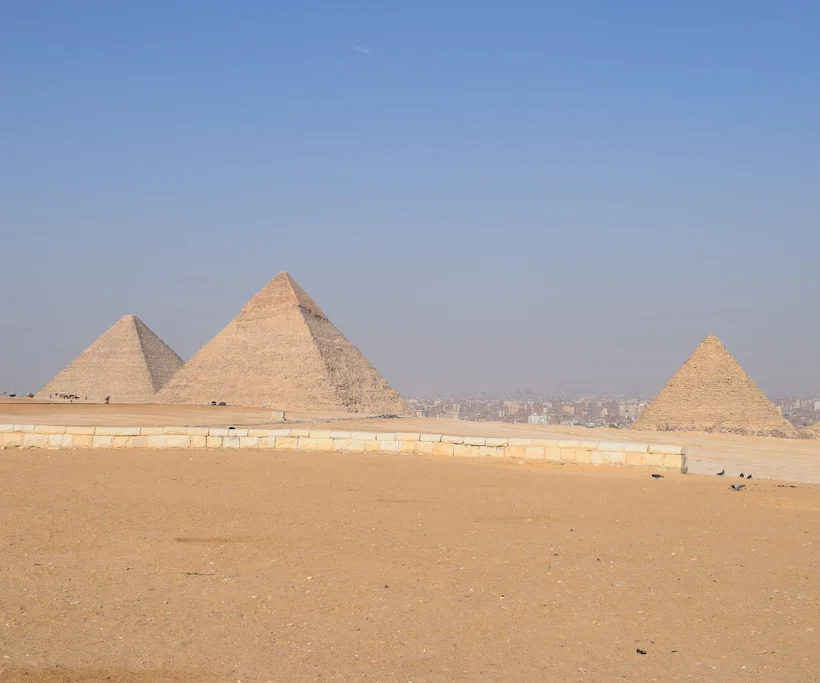 Ancient Egypt pharaohs legacy at the Great Pyramid of Giza built by Khufu