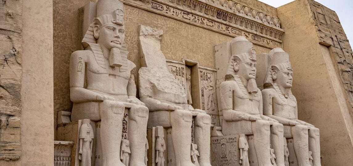 Small Temple of queen of Egypt Nefertari at Abu Simbel