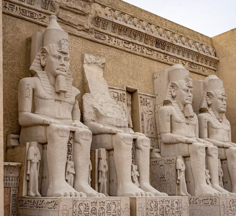 Small Temple of queen of Egypt Nefertari at Abu Simbel