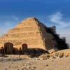 The Step Pyramid at Saqqara, built by Imhotep for Pharaoh Djoser around 2650 BC - egypt wizard doctor tomb saqqara