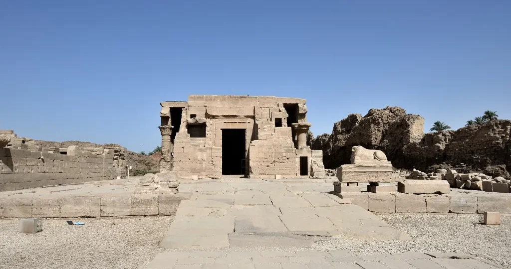 Dendera Temple exterior, an affordable day trip from Luxor