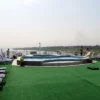 Christmas all inclusive holidays: sun deck and pool on a Nile cruise ship