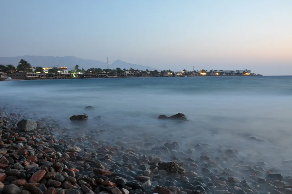 Christmas beach vacations: Masbat Bay on the Red Sea coast at Dahab