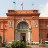 Christmas trips for families: the Egyptian Museum facade in Cairo