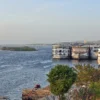 Christmas vacation packages in Egypt: Nile cruise ships moored at Aswan