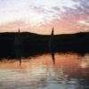 Felucca sails on the Nile at sunset, a classic felucca ride in Aswan