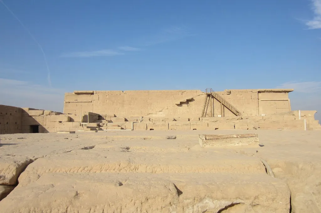 Roof terrace of the Hathor Temple at Dendera