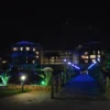 Hurghada resort lit up at night, ready for New Year's Eve