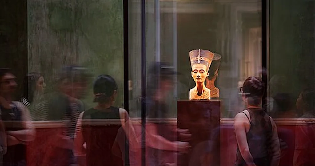 Nofretete-Büste im Neuen Museum Berlin