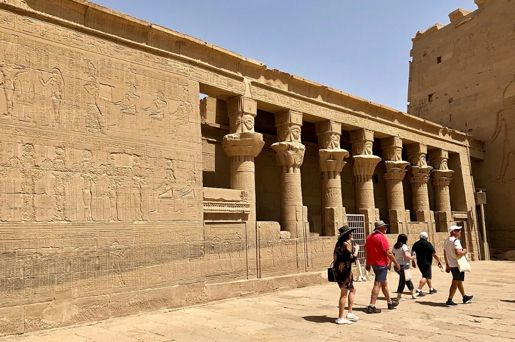 Trips after Christmas: the Temple of Isis on Philae Island near Aswan