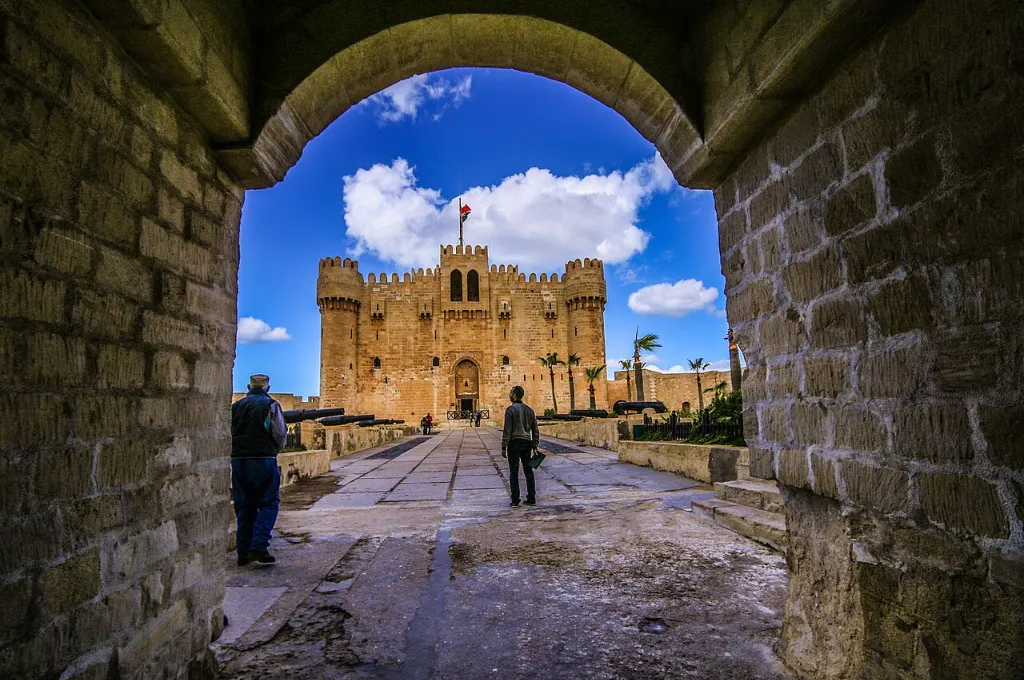 Zitadelle von Qaitbay in Alexandria, Tagesausflug bei Weihnachten in Kairo